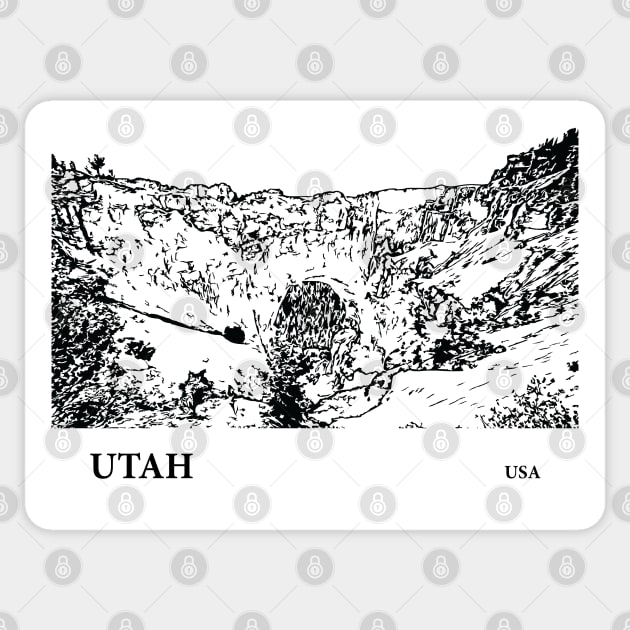 Utah USA Sticker by Lakeric